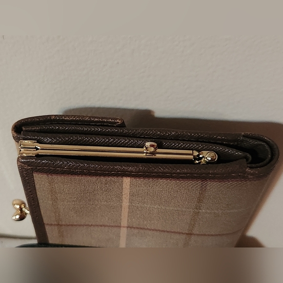 BURBERRYS Nova Check Plaid Print Bifold Canvas Wallet VINTAGE EUC - Picture 14 of 15